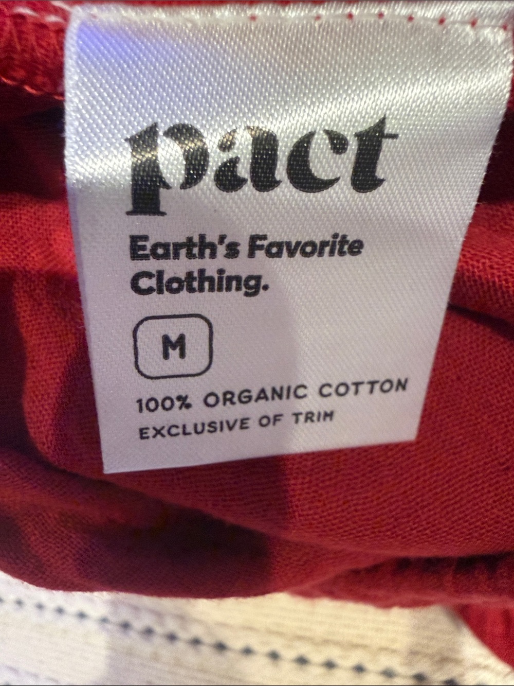 NWOT- PACT ORGANIC DOUBLE GAUZE SPLIT HEM PANTS- MEDIUM - Picture 10 of 12